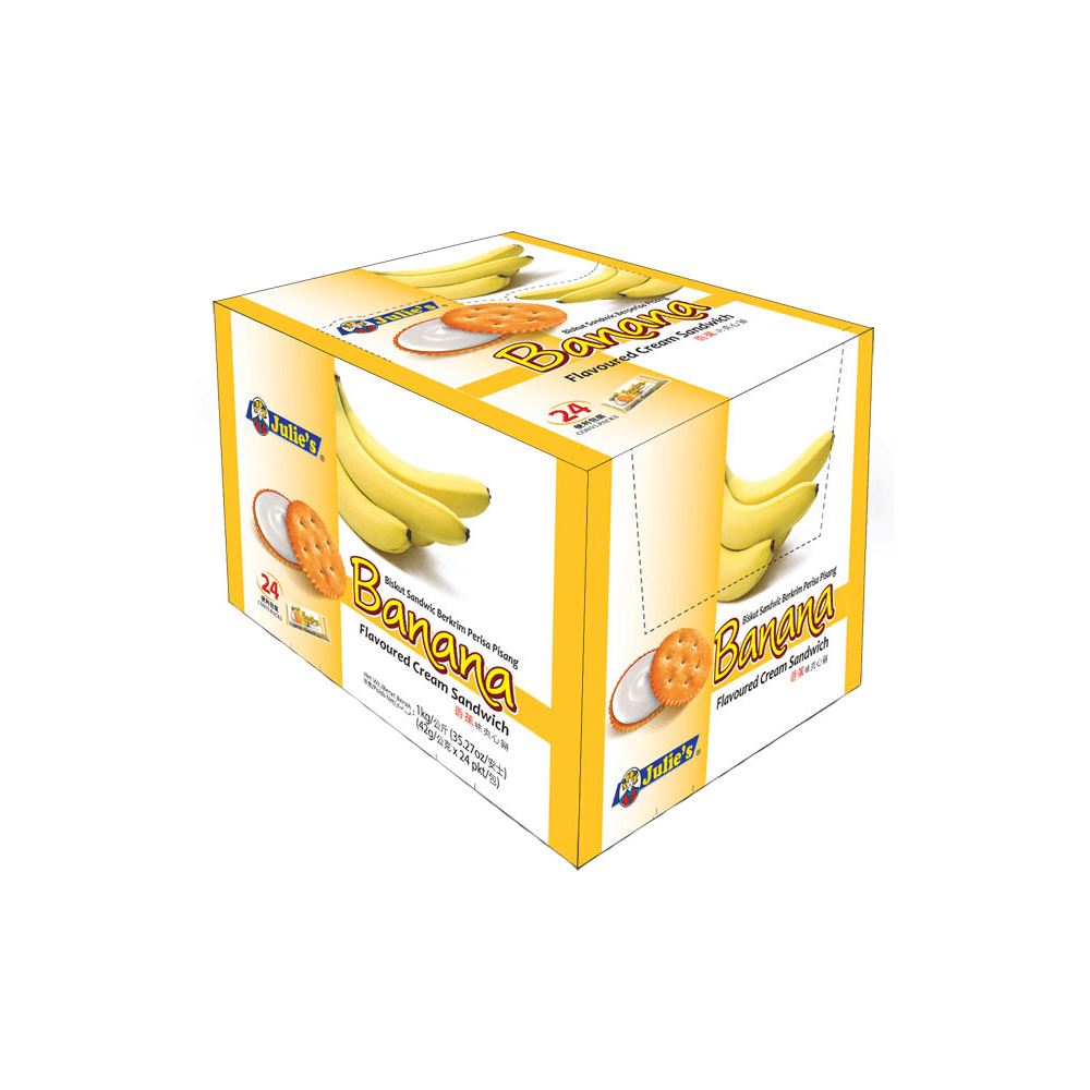 Banana Flv. Cream Sandwich 42g