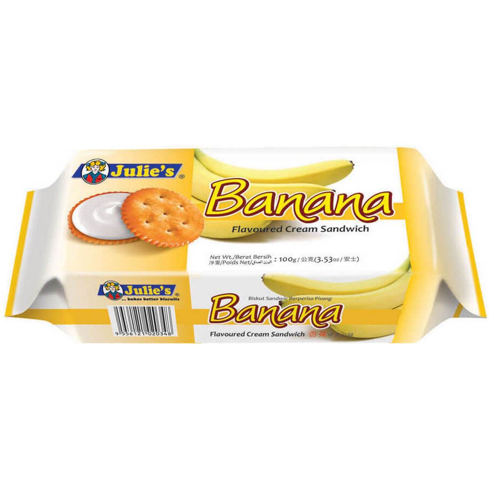 Banana Flv. Cream Sandwich 100g