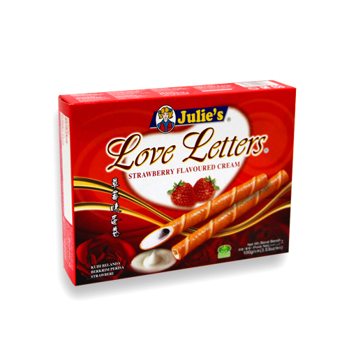Love Letters Strawberry Flavoured Cream 100g